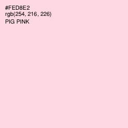 #FED8E2 - Pig Pink Color Image